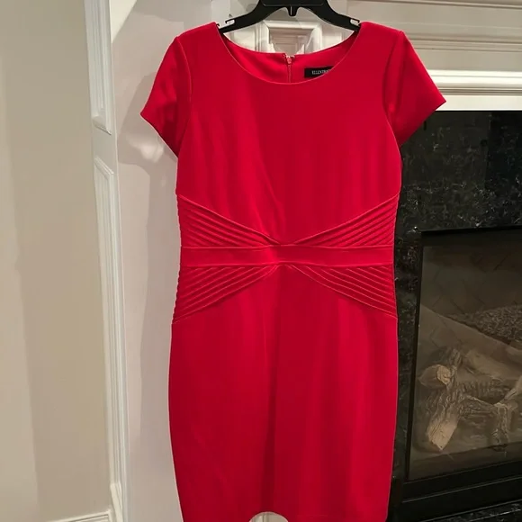 Ellen Tracy | Dresses | Vibrant Red Ellen Tracy Dress | Poshmark